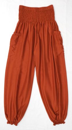 Pumphose Sommerhose bequeme Boho Schlupfhose aus Viskose