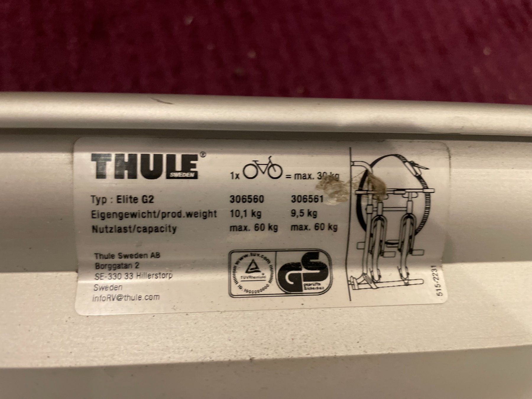 Travi: Thule Schiene Elite G2 – Nuovo (secondo la descrizione) da Liebefeld venduto da Adrianl0 2