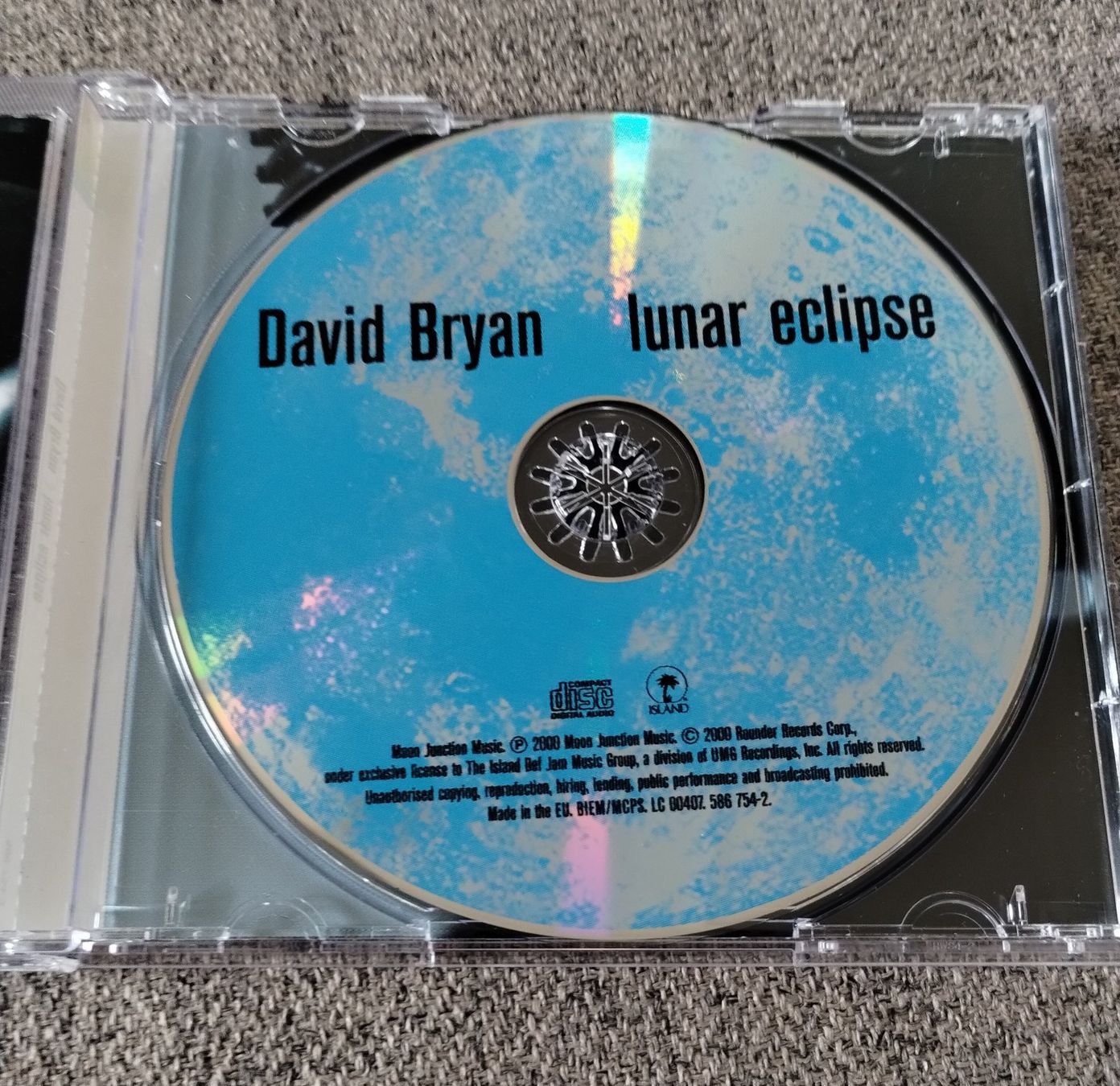CD: David bryan ( Bon Jovi)  " Lunar eclipse" – Nuovo (secondo la descrizione) da Lausanne venduto da Martinucci 2