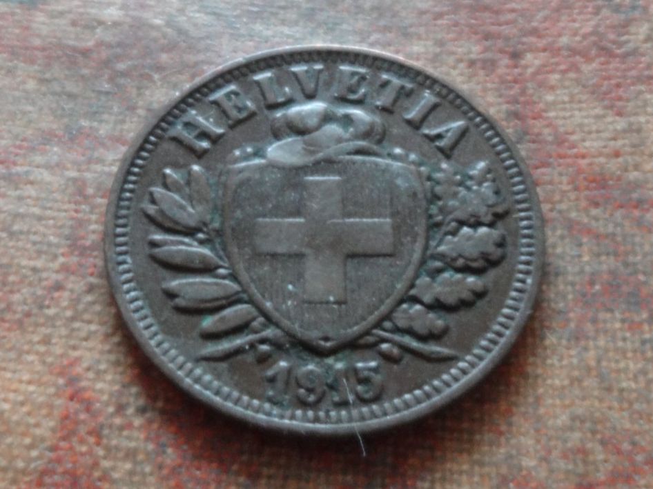 Tutti le monete: 2 Rp. 1915   (B) – Usato da Romanel-sur-Lausanne venduto da Swift13