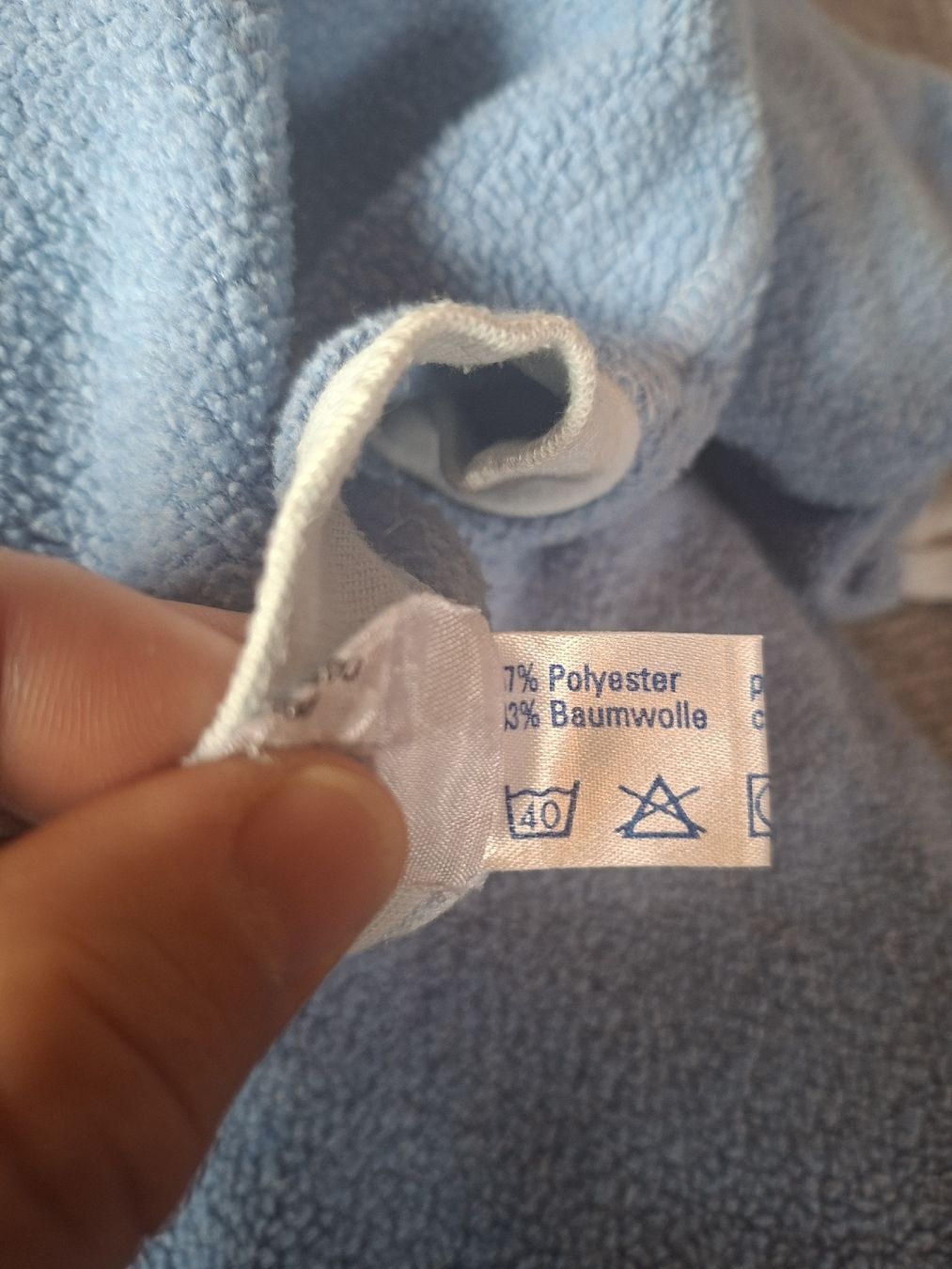 Pigiami: bébé-jou Winterpyjama, Gr. 116, hellblau – Usato da Hinwil venduto da jasangarria 4