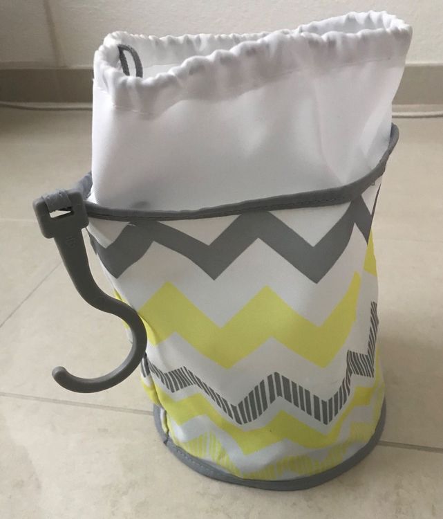 Kelav Wäscheklammerbeutel Aus Leinen - Wiederverwendbar, 32x28cm, Mit Haken