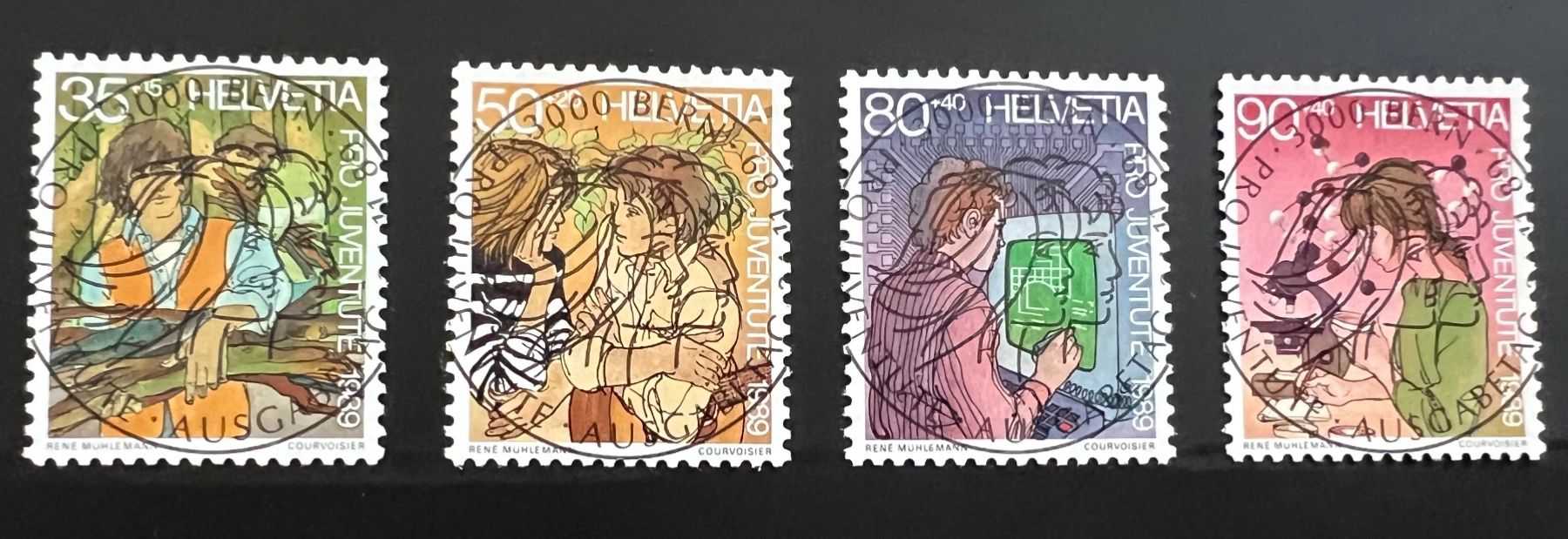 Alle Briefmarken: Pro Juventute 1989 Vollstempel – Neu (gemäss Beschreibung) aus Hünenberg See von wer_5286