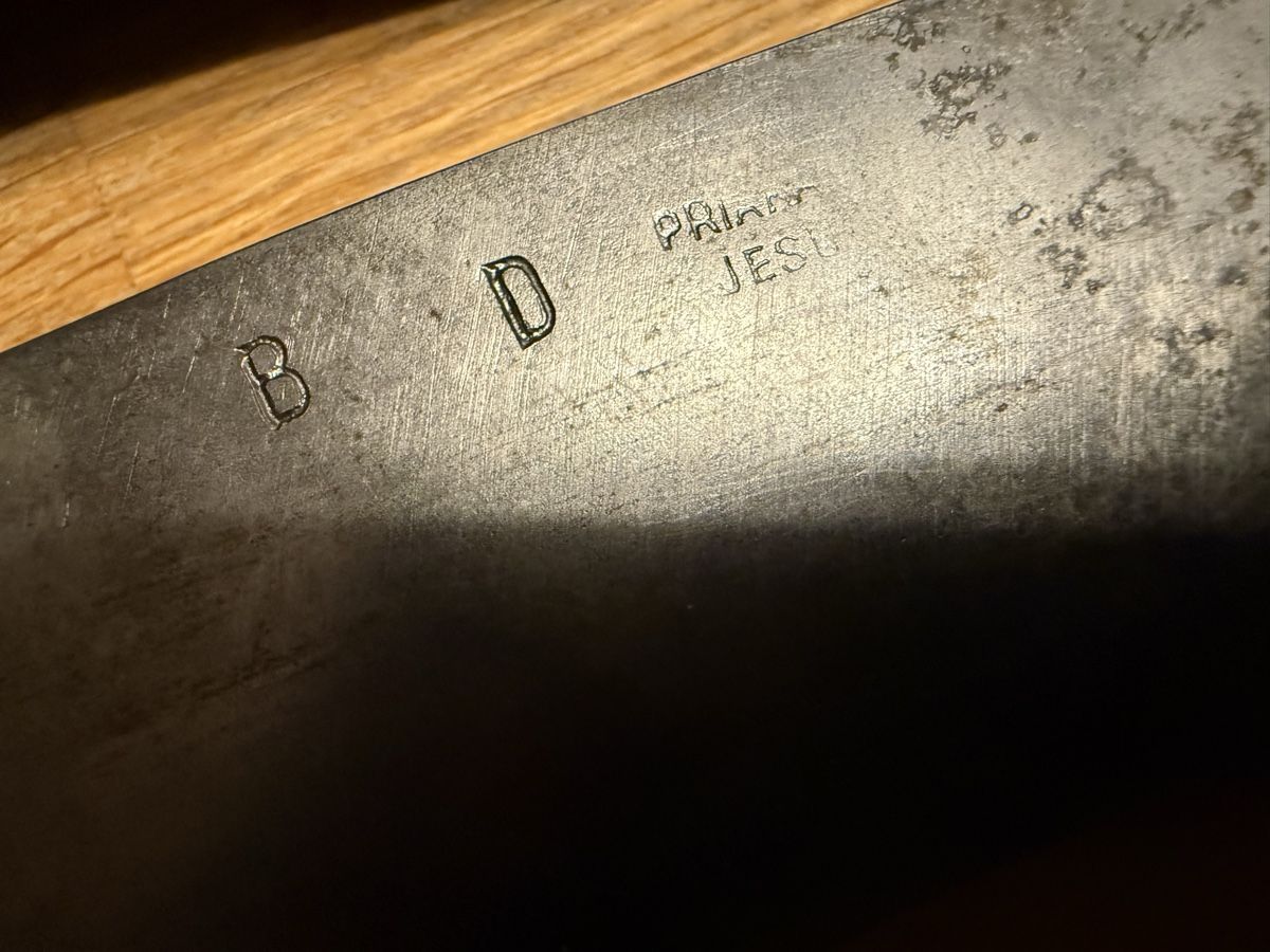 Accessori: Antikes grosses Jagdmesser Messer – Usato da Goldach venduto da Messerguru 4