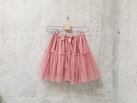 Tutu en tulle à volants H&M, vieux rose, fille, 134/140