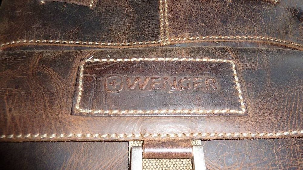 Wenger Taschen: WENGER Massivleder-Tasche – Gebraucht aus Bättwil von Blonky 2