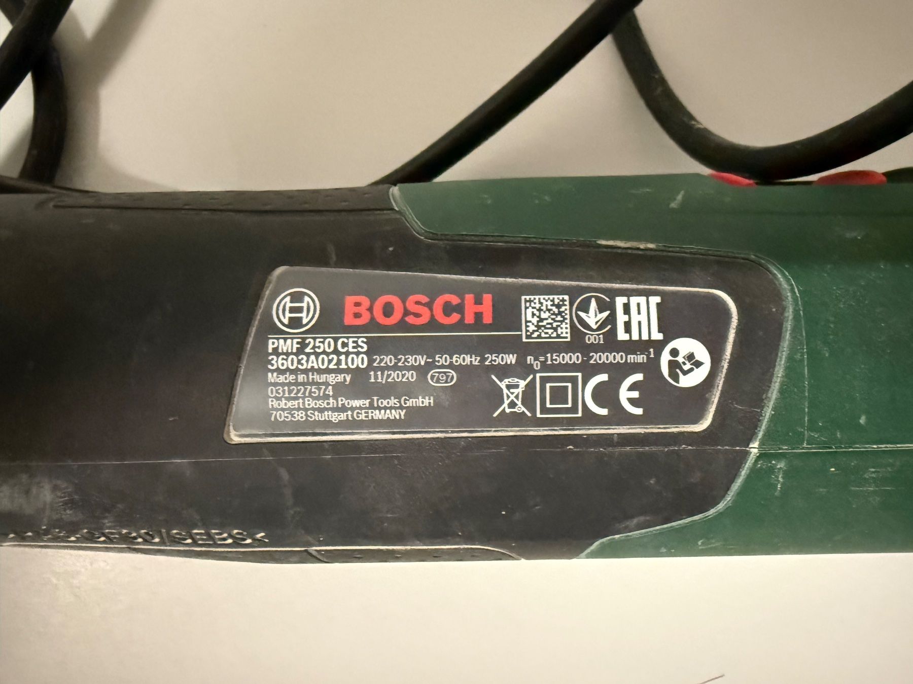 Bosch Tutti gli attrezzi: Multifunktionswerkzeug Bosch PMF 250 CES gebraucht</div> – Usato da Rubigen venduto da laroze 4