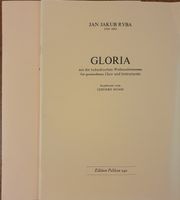Jan Jakub Ryba - Gloria - Weihnachtmesse - Noten Set! neu