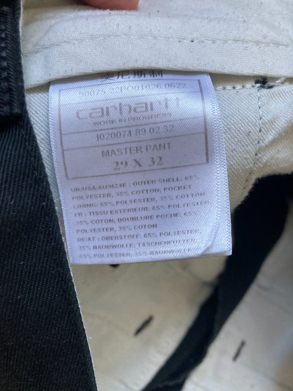 Carhartt Pantaloni: Master Pants Carhartt 29/32 – Usato da Delémont venduto da Nico2800 4