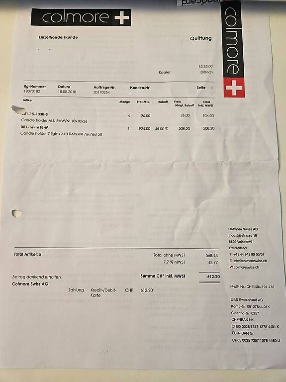 Kerzenständer: Kerzenständer  – Gebraucht aus Aesch ZH von Mirjam.Strebel 2