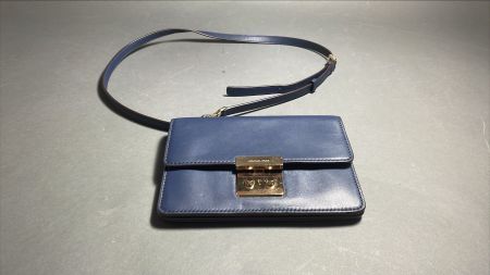 MICHAEL KORS "Sloan Editor" Schulter-/Umhängetasche, Navy