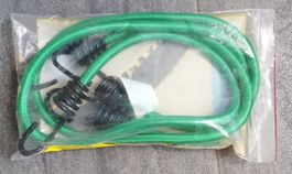 Set 2 grüne Gummizüge, je 100 cm