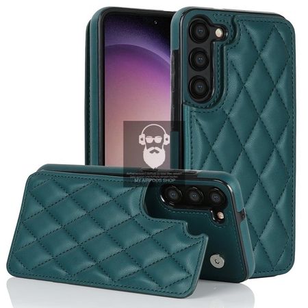Schutzhülle Lux in Grün für Samsung S23 mit Kartenhalter