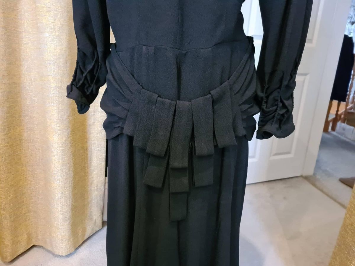 Vestiti: Volup 1940s black crepe s – Nuovo (secondo la descrizione) da Zürich venduto da MISSYS-WONDERBAG 6