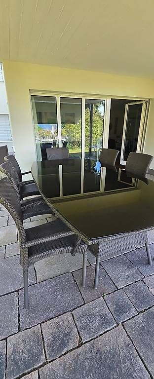 Tischset: Gartenmöbel - Set / Tisch und 8 Stühle – Gebraucht aus Zollikerberg von Thrisha 1