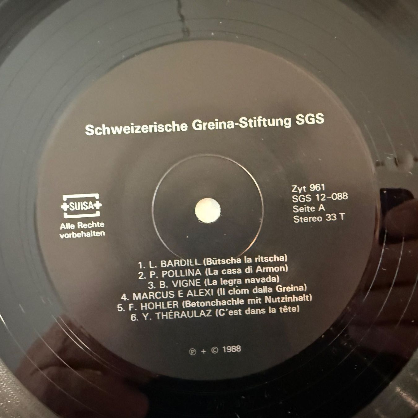 Dischi in vinile: SCHWEIZER KÜNSTLER - VIVA NATIRA – Usato da Zürich venduto da fehlton 4