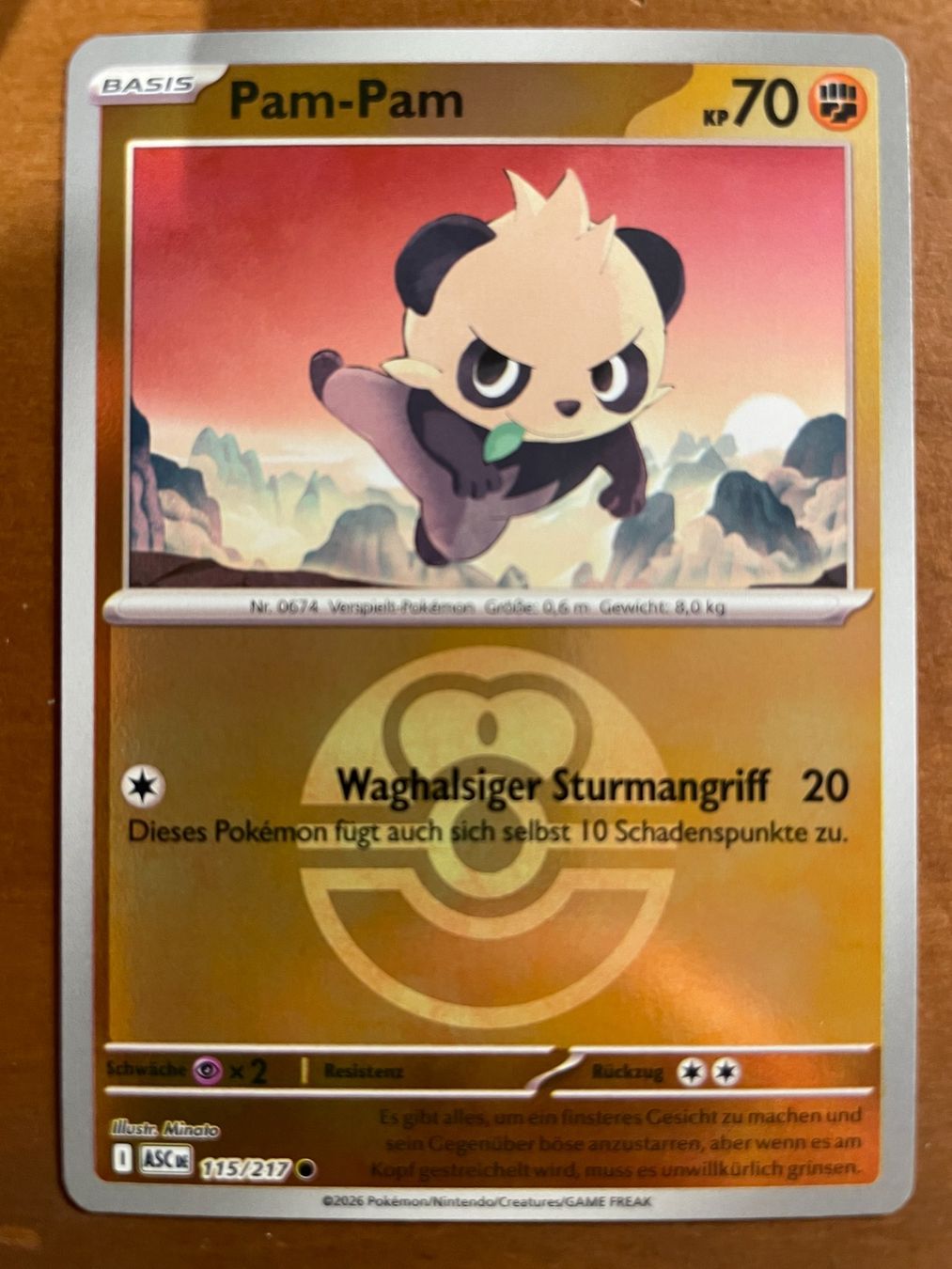 Pokémon Carte collezionabili: Pokemon Pam-Pam Reverse (Versand gratis) – Nuovo (secondo la descrizione) da Chur venduto da Angerson