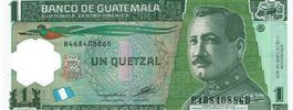 Guatemala 1 Quetzal 17.10.2012 P-115 UNZ Polymer