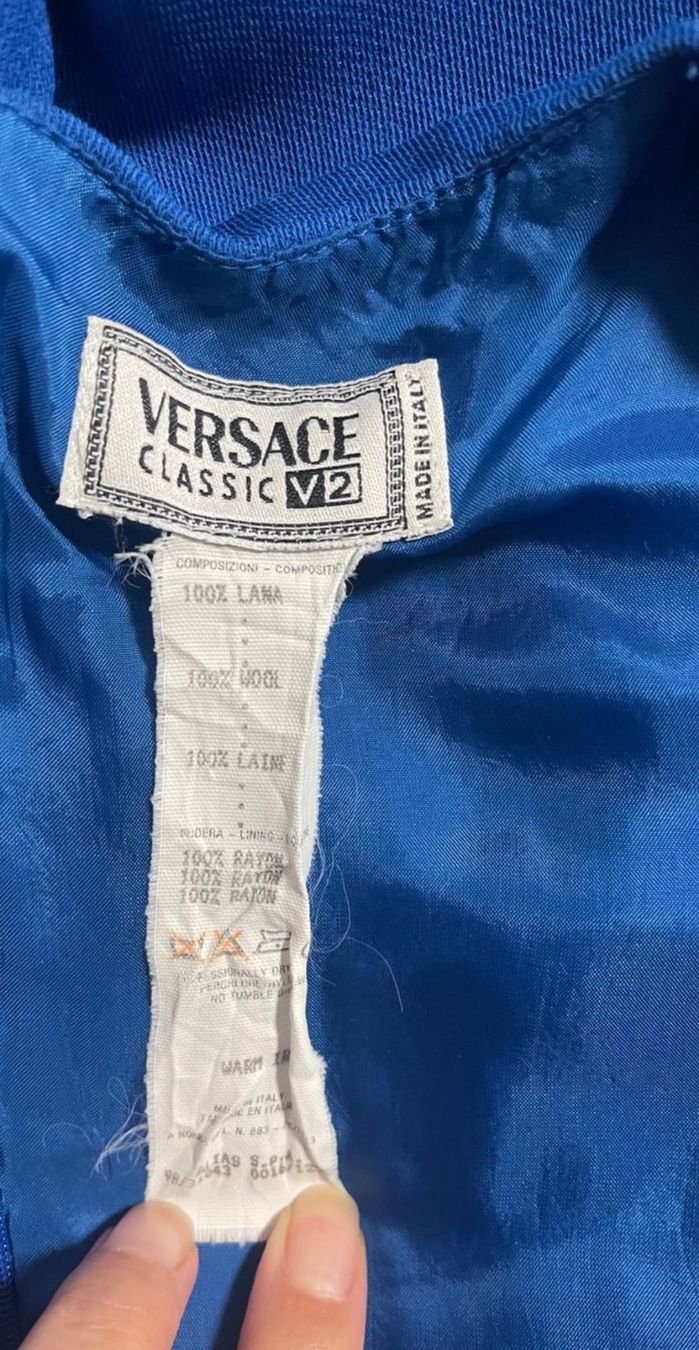 Versace Vestiti: Versace Couture blue wool dress size M – Usato da Lugano venduto da cri_djb 4