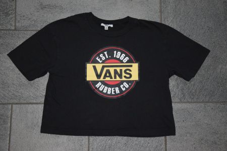 Damen Crop T-shirt Vans gr. XS