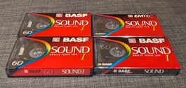 3x BASF SOUND I Kassetten (2x60 1x90) OVP NEU 80s 90s