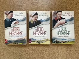 Bücherpaket, 3x Buch "die Berghebamme" von Linda Winterberg