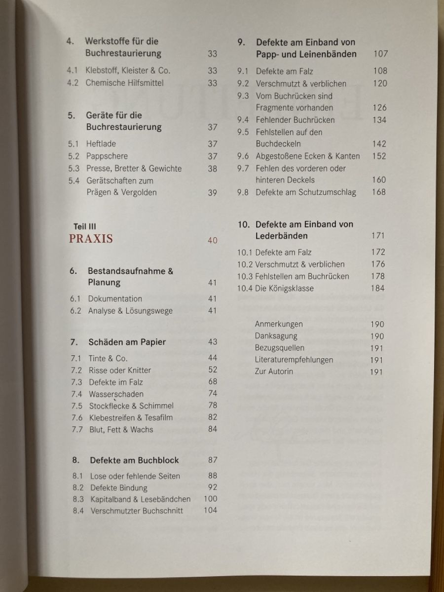 Libri: Bücher restaurieren - Kat Rücker-Weininger – Usato da Zürich venduto da 000rk 3