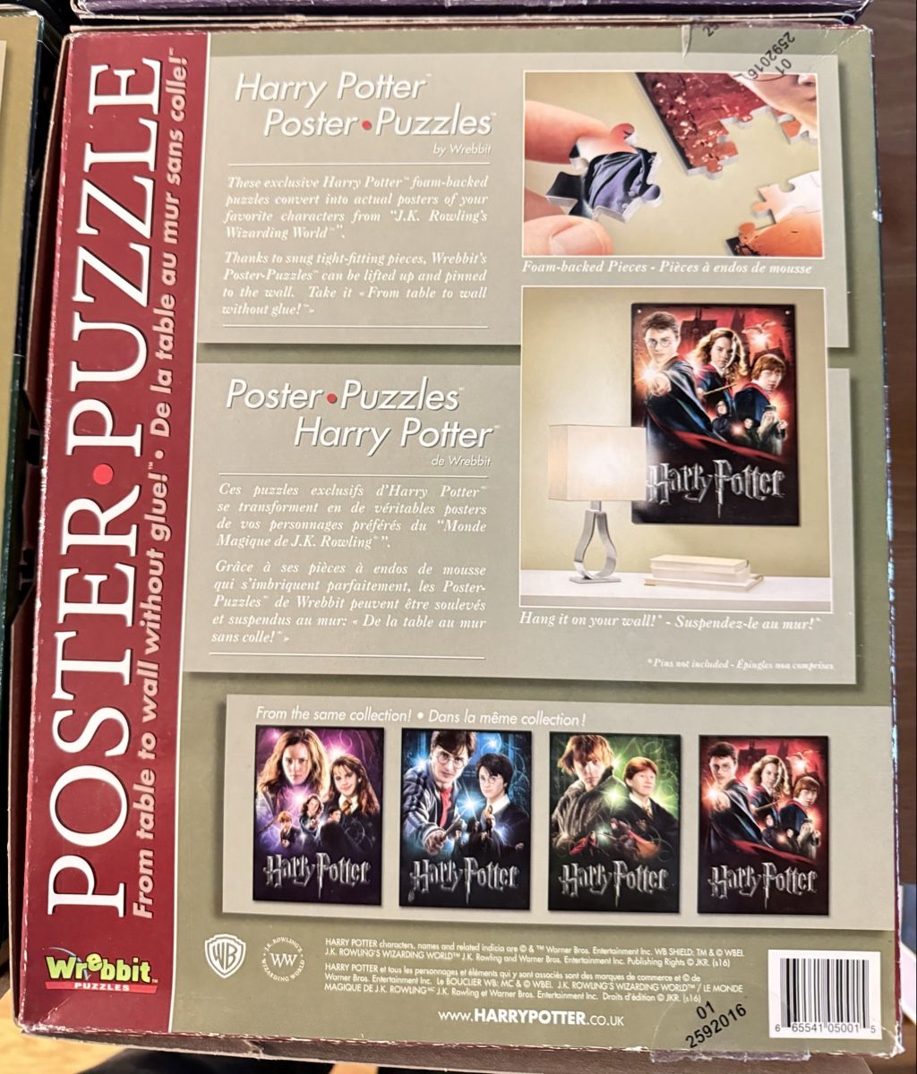 Puzzle: Harry Potter Puzzle 500 Teile - 4er Set – Usato da Luzern venduto da Mytigger 4