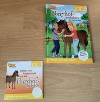 Ponyhofgeschichten mit Rätselheft, Lesealter 6-8, nagelneu