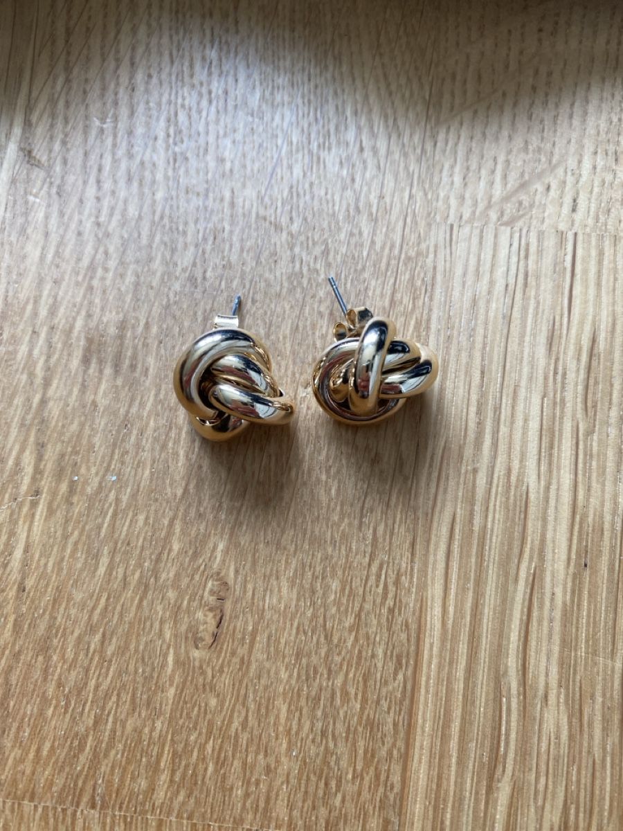 H&M Orecchini pendenti & Orecchini a lobo: Boucles d'oreilles dorées – Usato da Villeret venduto da Laloer22