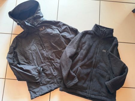 Jack WolfskinDamen 3-in-1 Jacke schwarz  Gr. L