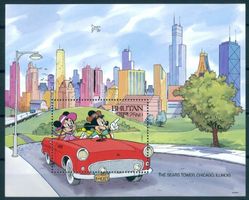 BHUTAN, BLOCK, MICKEY u. MINNIE Chicago