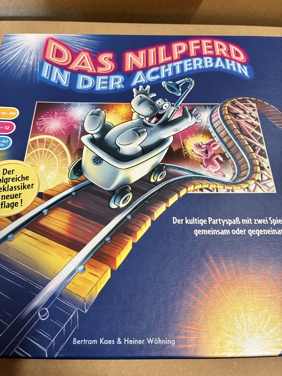 Ravensburger Spiele: Das Nilpferd in der Achterbahn Spiel  – Neu und originalverpackt aus Hondrich von sigmaster