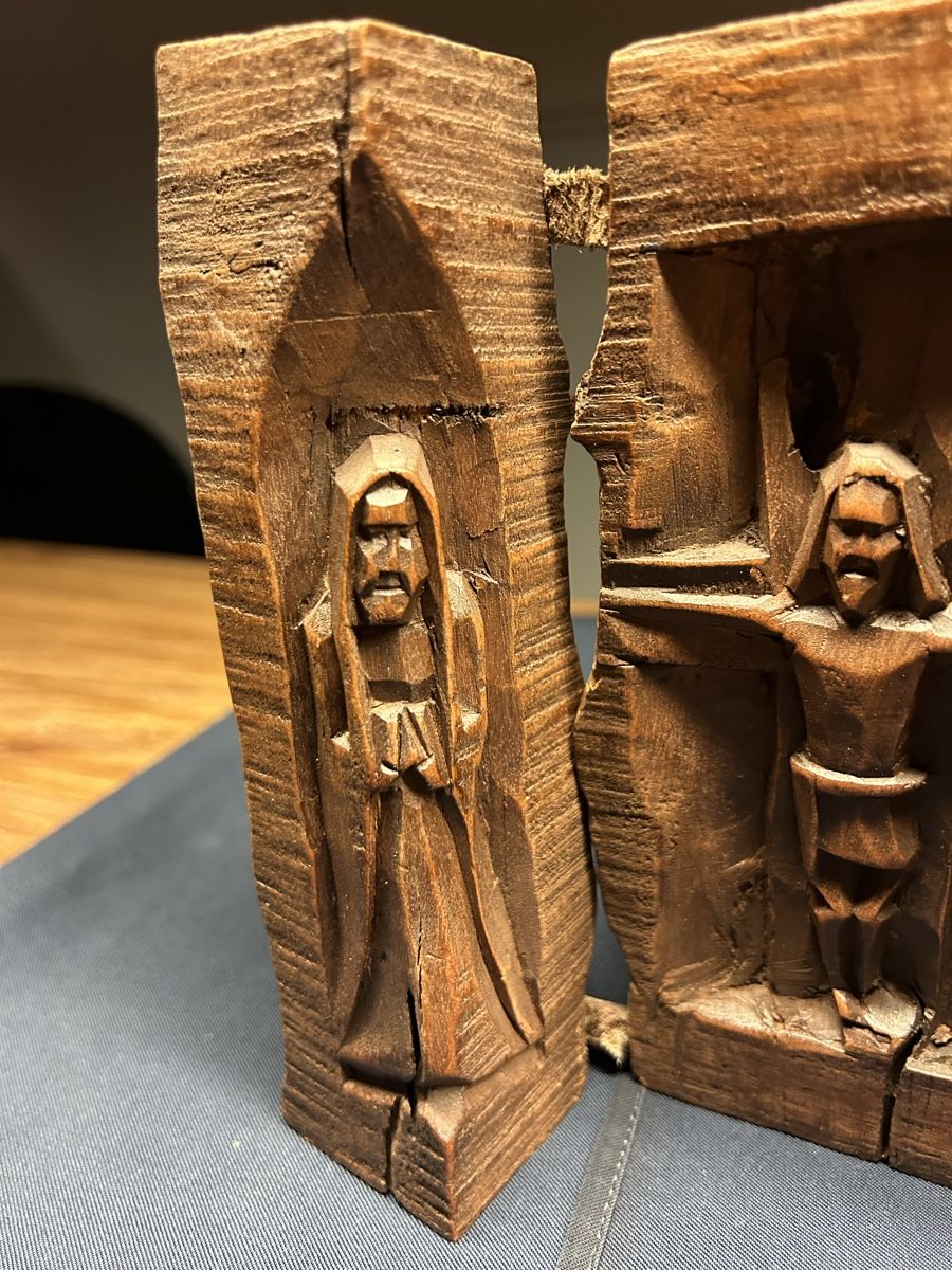 Statuette: Antikes Klapp-Altarbild – Usato da Kreuzlingen venduto da Pix66 1