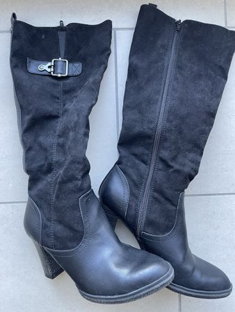 S. Oliver Stiefel, Leder, Gr. 38