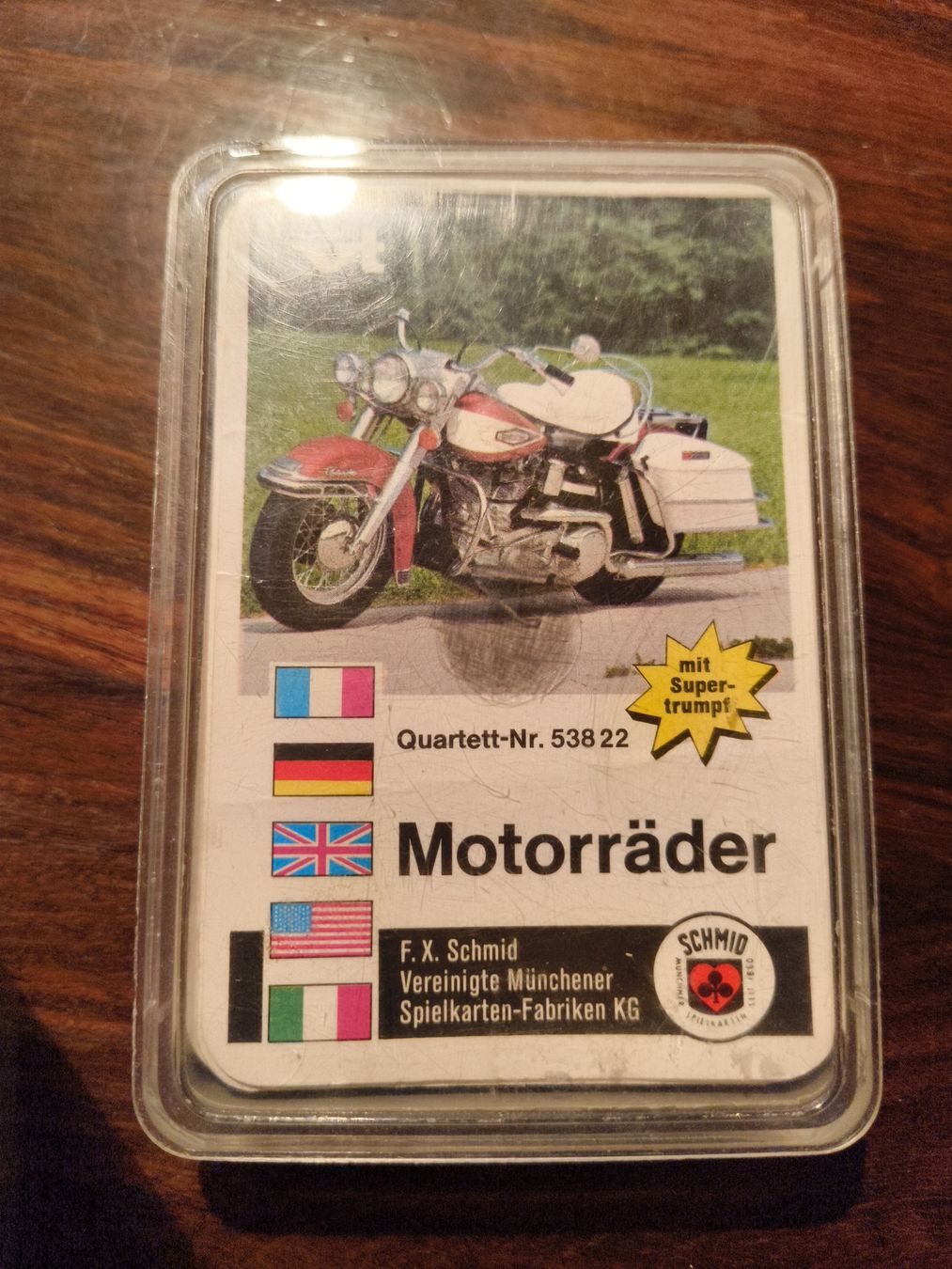 Giochi: Quartett Schmid Motorräder Nr 538 22 – Usato da stettlen venduto da VintageBern_ch