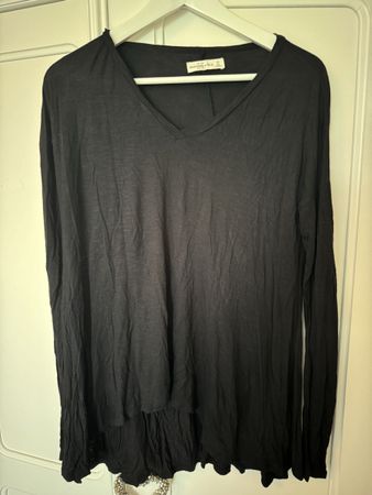 A&F Schwarzes Langarmshirt Gr. XS, wie neu!