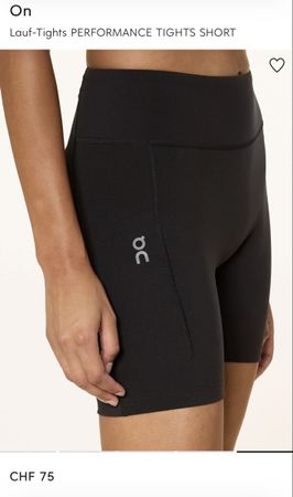 On Lauf-Tights Performance Tights Short Damen