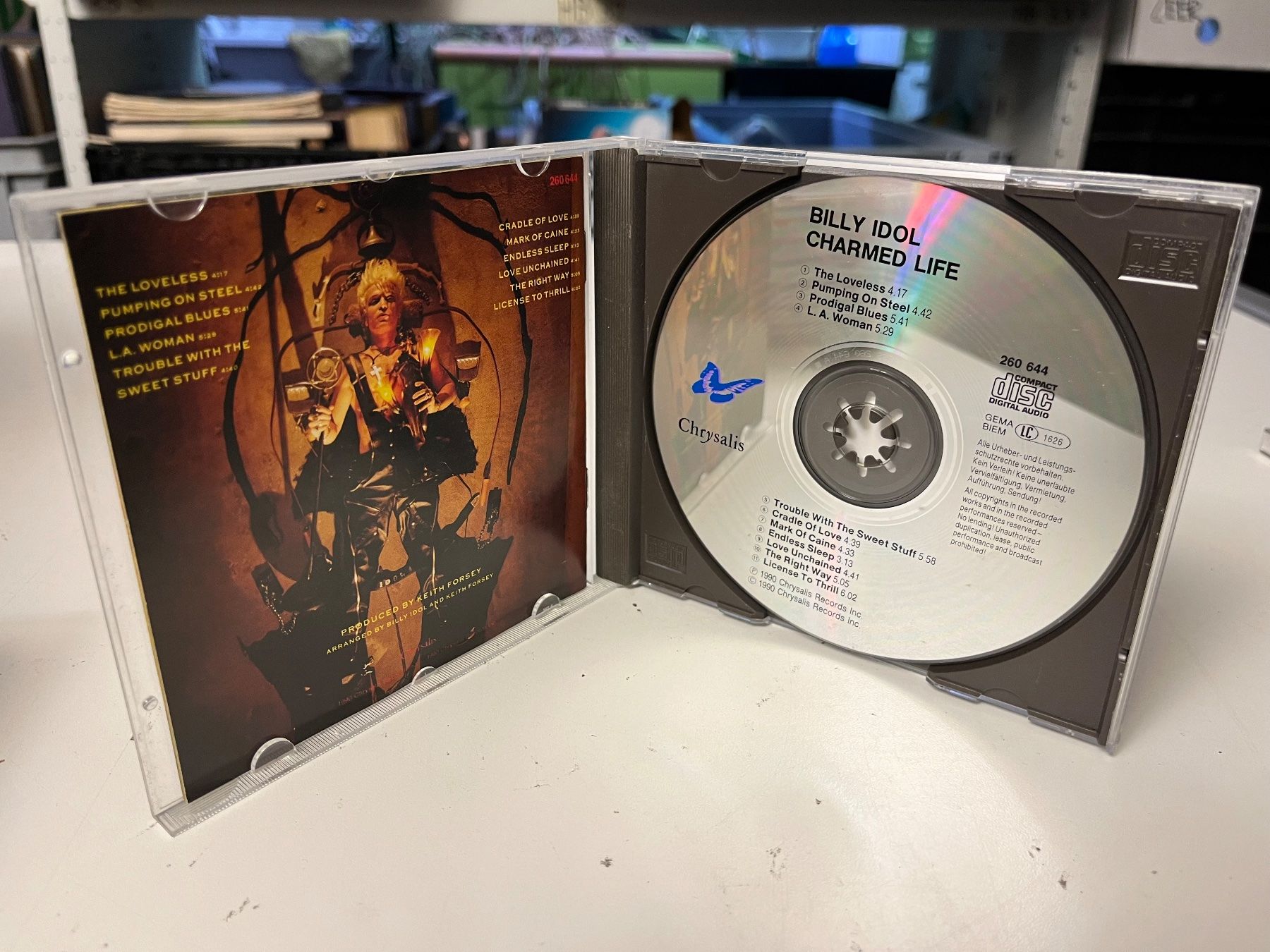 CD: Billy Idol - Charmed Life - HH21B – Usato da Küsnacht ZH venduto da hardrock.earth 2