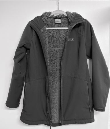 Damensoftshelljacke Jack Wolfskin schwarz Grösse S