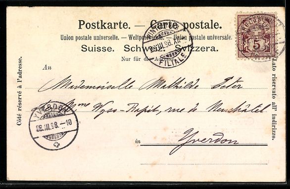 Cartoline postali: AK Winterthur, Partie am Technicum – Usato da Berlin venduto da bartko-reher 1