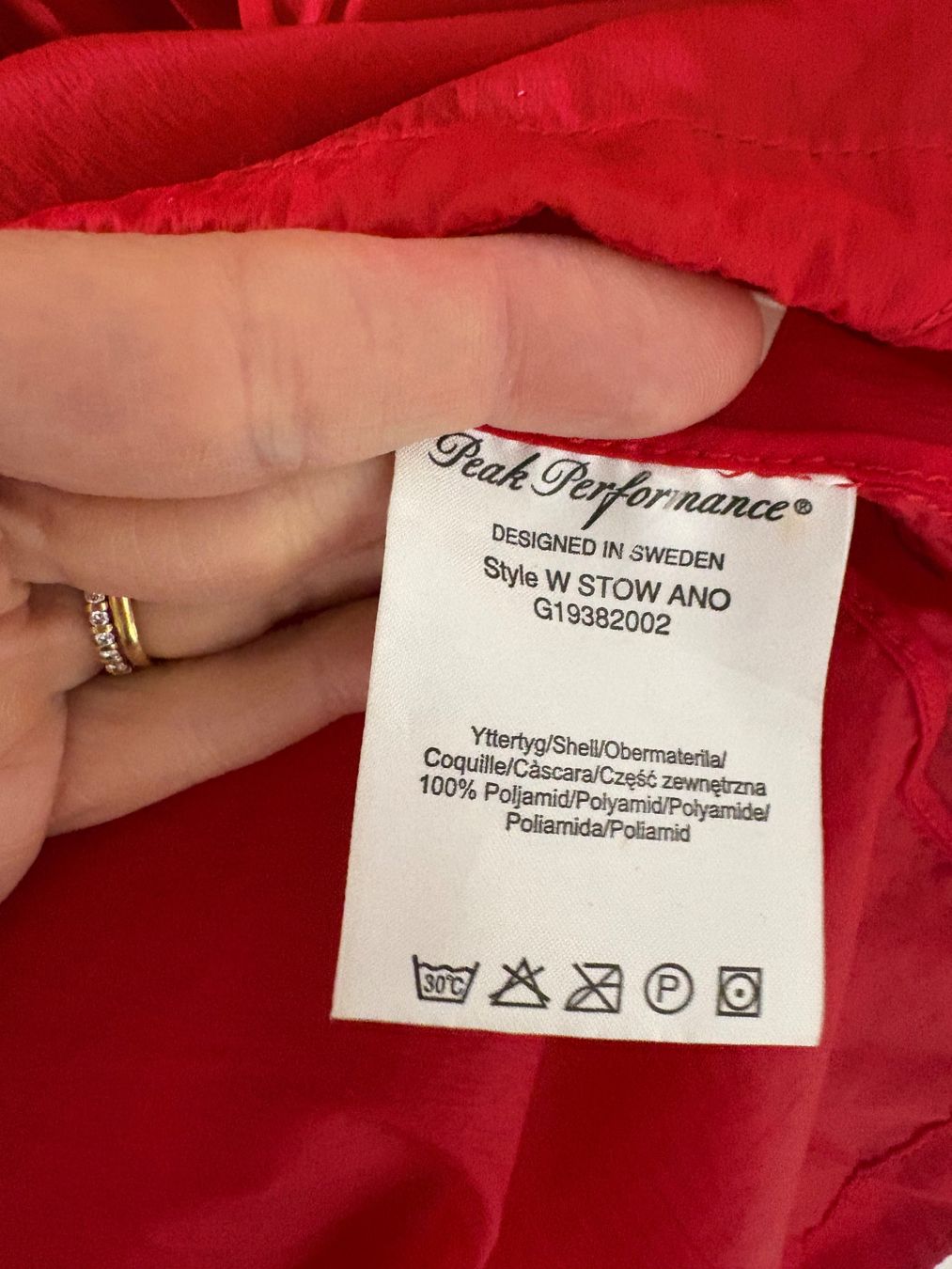Peak Performance Jacken: Peak Performance Windbreaker, Rot Gr. M Jacke Kapuze – Neu (gemäss Beschreibung) aus Regensdorf von secondchancefashion 5