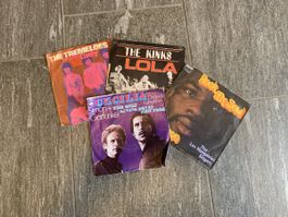 Schallplatten Singles 4Stk. 