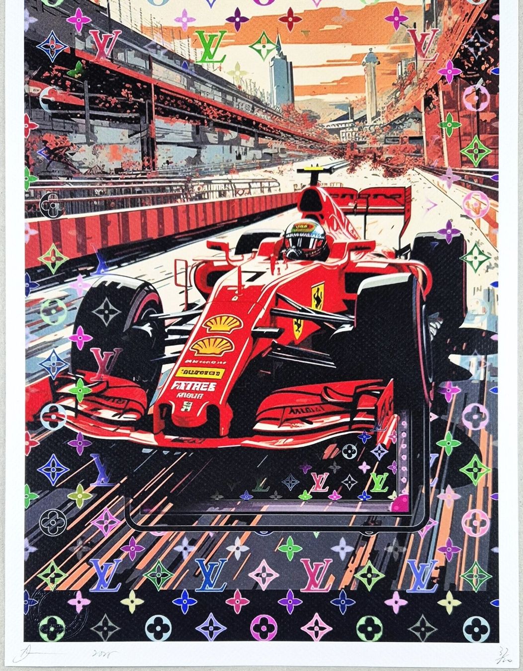 Grafiken & Lithographien: Death NYC Ltd Ed Pop Art Druck " Vuitton Formula Uno – Neu (gemäss Beschreibung) aus Aesch BL von Arts-Trader 1
