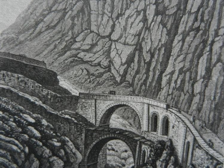 Incisioni: Le pont Diable Teufelsbrücke – Usato da Risch venduto da Rischli15 4