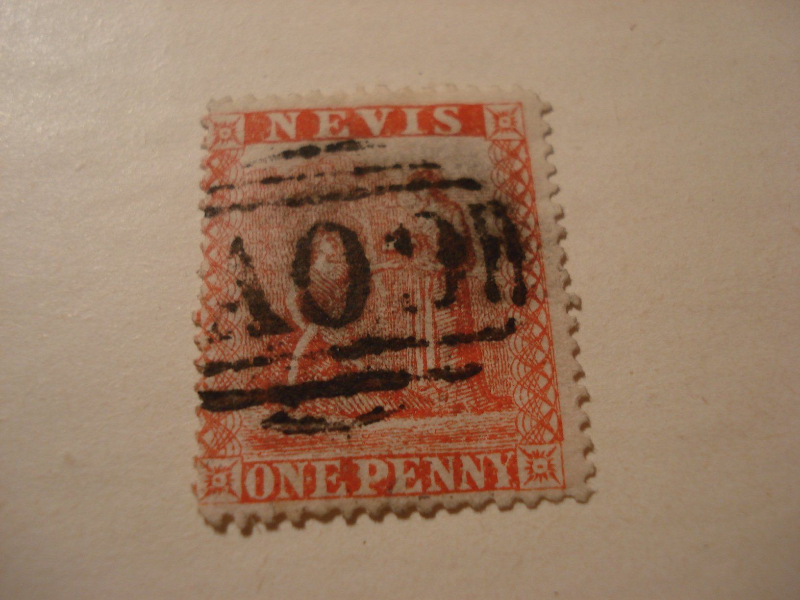 Alle Briefmarken: Marke  Nevis, * uralt – Gebraucht aus Niederwil AG von morostahu