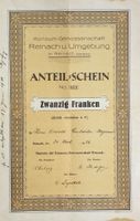 Konsum-Genossenschaft Reinach und Umgebung, Reinach - 1926