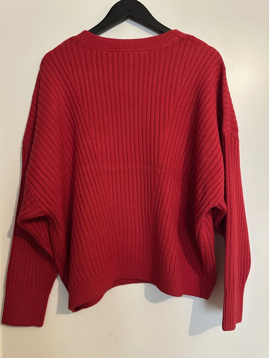 Tommy Hilfiger Maglioni & Felpe: Pull Tommy Hilfiger rouge torsadé XL – Nuovo e nell'imballaggio originale da Lausanne venduto da Magic1900 4