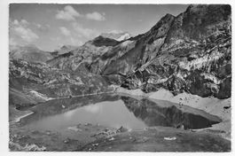 Lenk, Iffigensee mit Wildstrubel um 1965