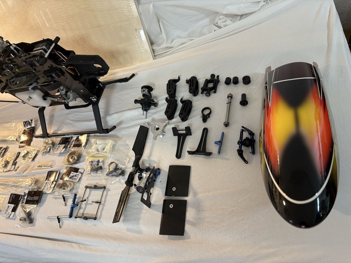 Align RC Modellbau: Très 600 nitro pour pièces – Defekt aus St-George von Naught 6